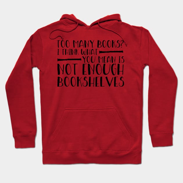 Reading Humor Book lovers Hoodie by DesiOsarii